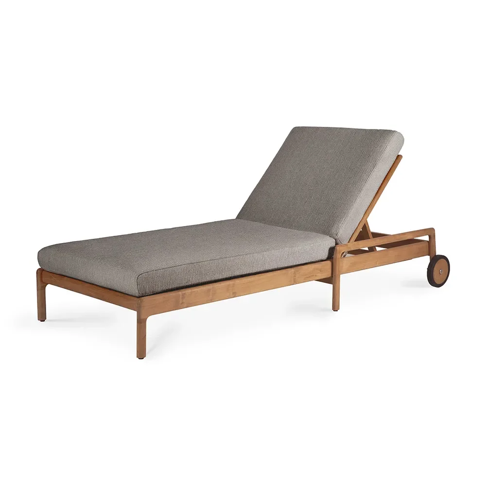 Jack Sonnenliege Teak/Mokka