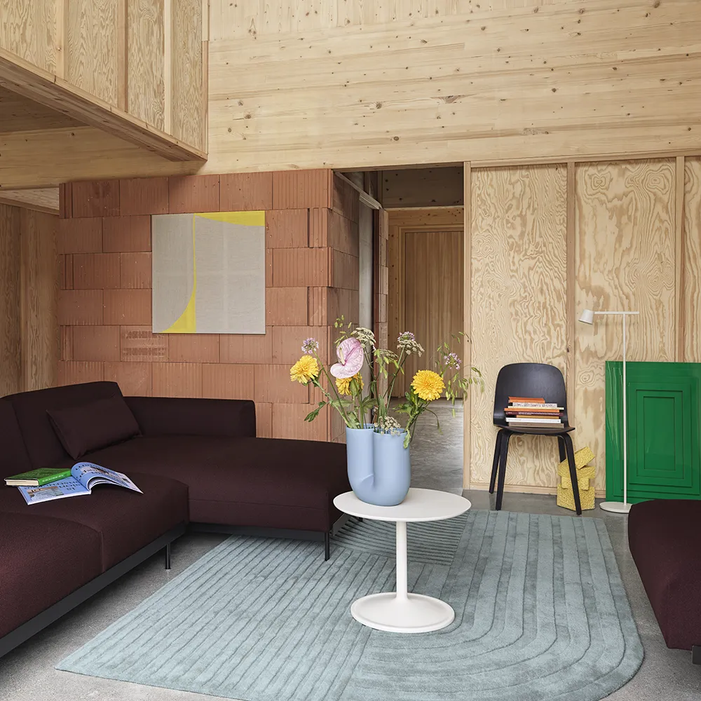 Kink Vase H: 26 cm - Hellblau