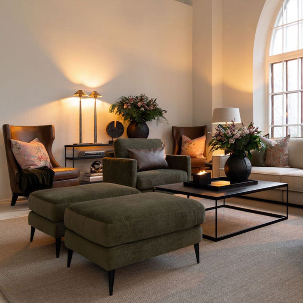 BELLE floraler Kissenbezug – 50x50