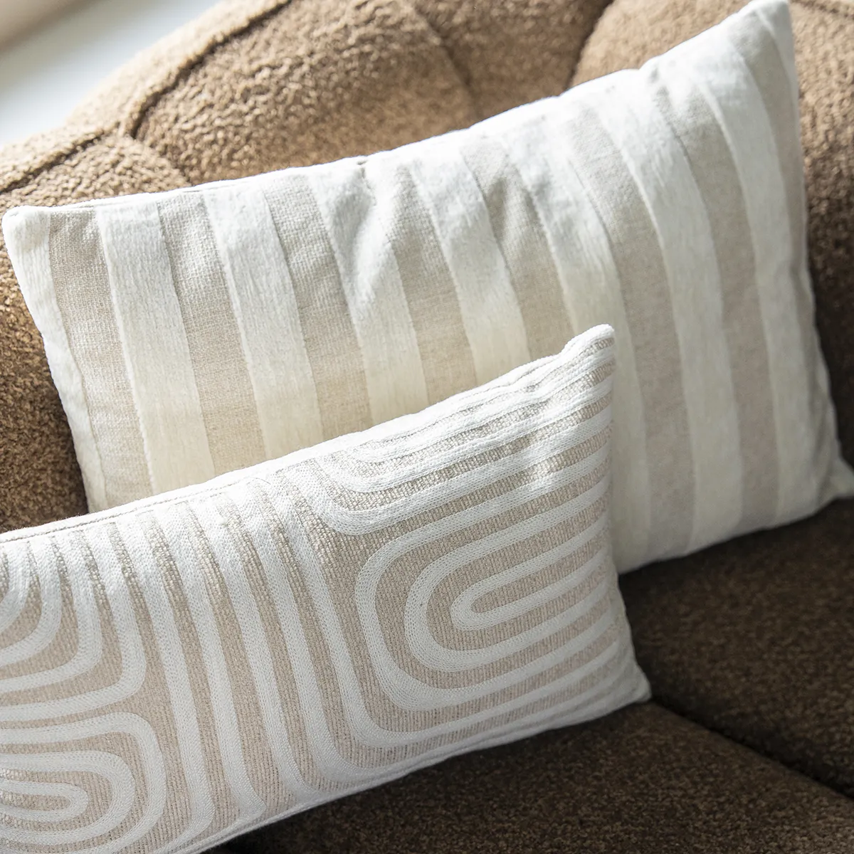 Dekokissen Arlo 30x50 cm Beige