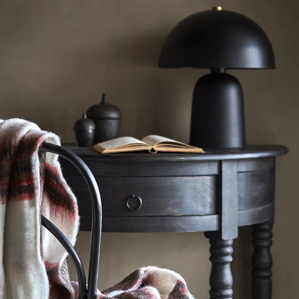 Fungi Tischleuchte schwarz