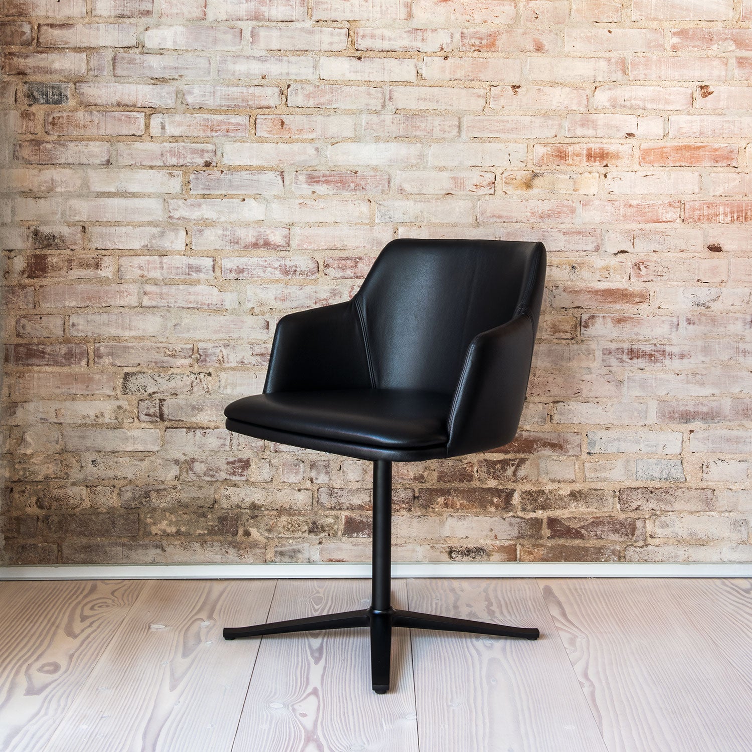 Sm55 Drehstuhl mit Leder