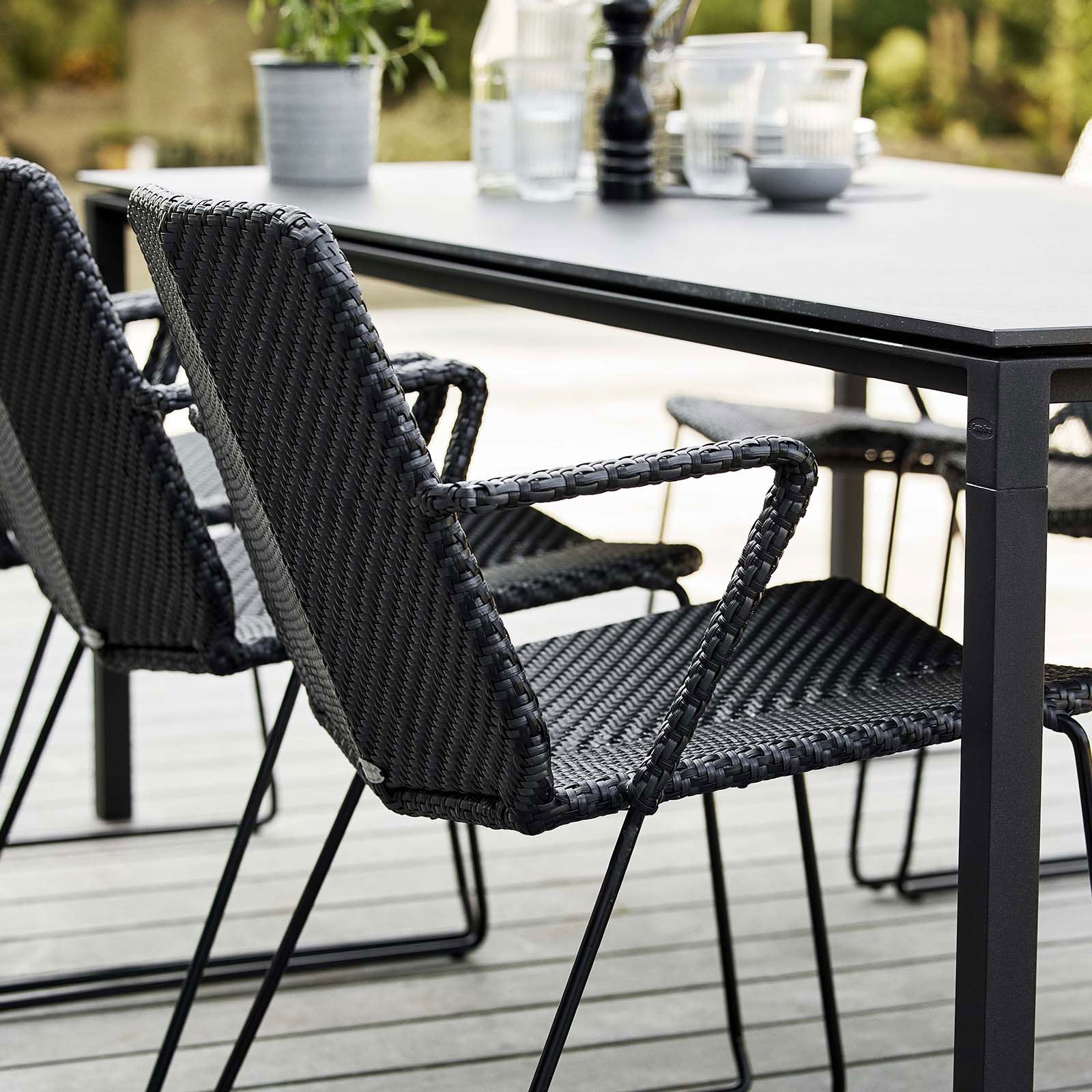 Vision Sessel Schwarzes Porzellan