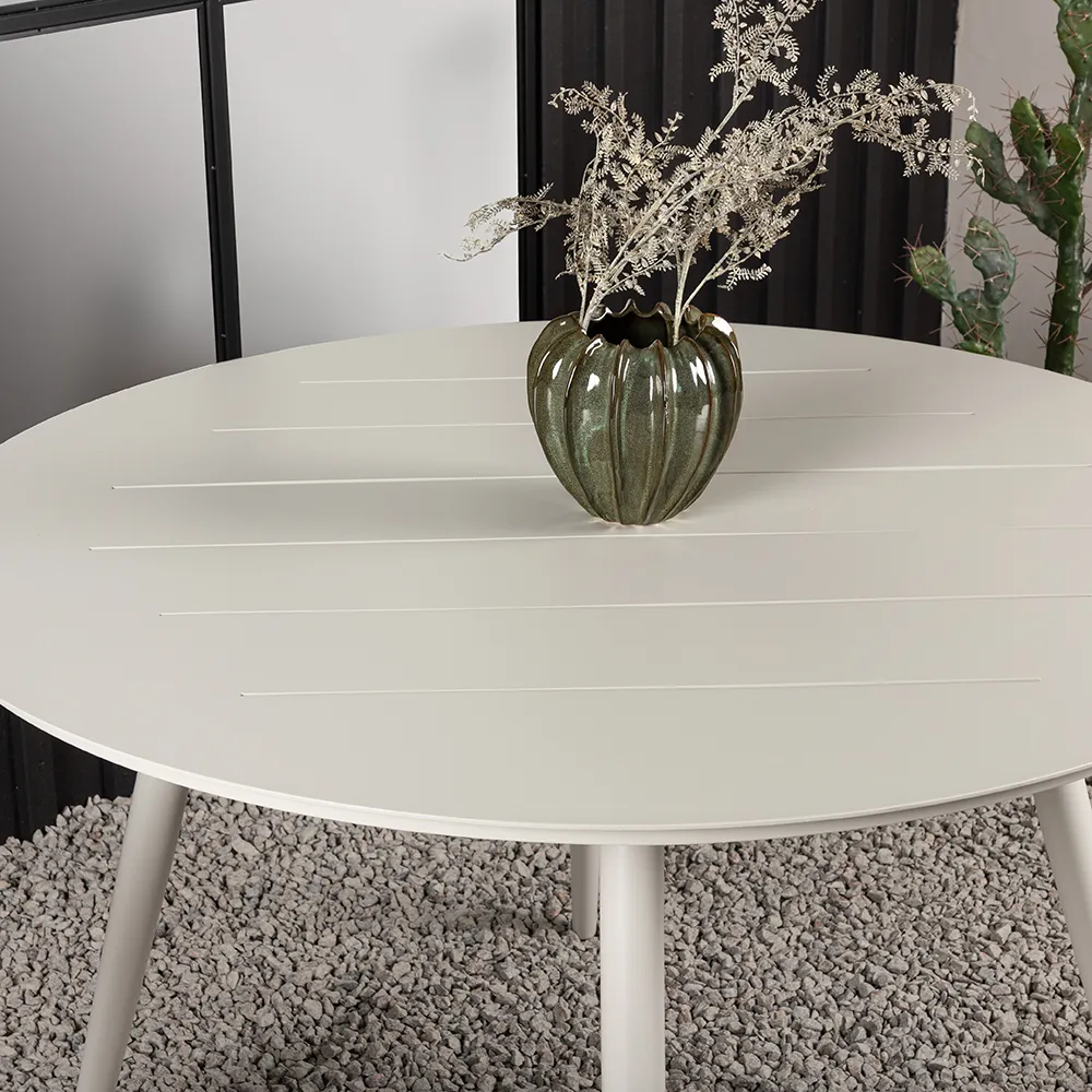 Lina Esstisch Ø120 cm Beige