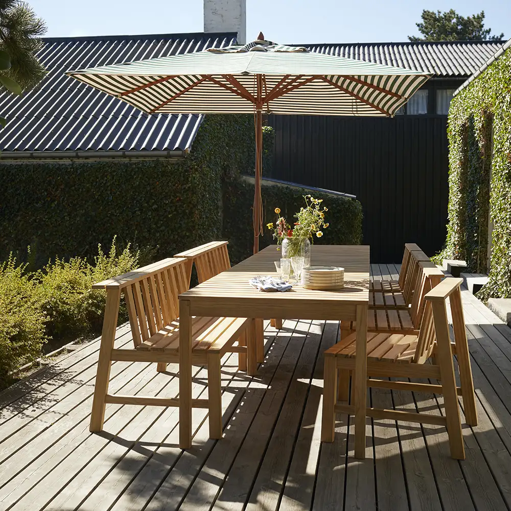 Plank Esstisch 160x90 cm Teak