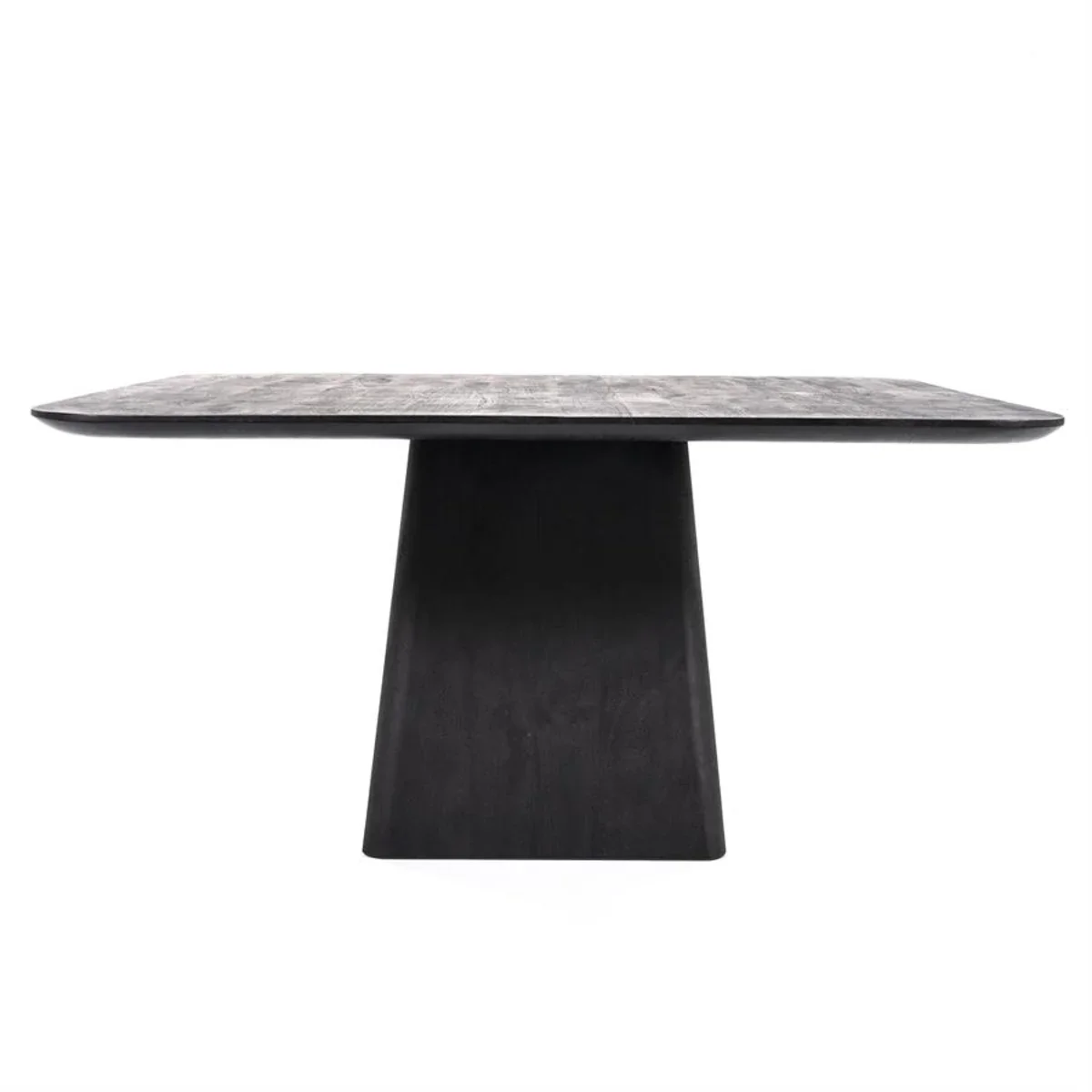 Aron 150x76 Esstisch 150x150x76 cm Holz schwarz