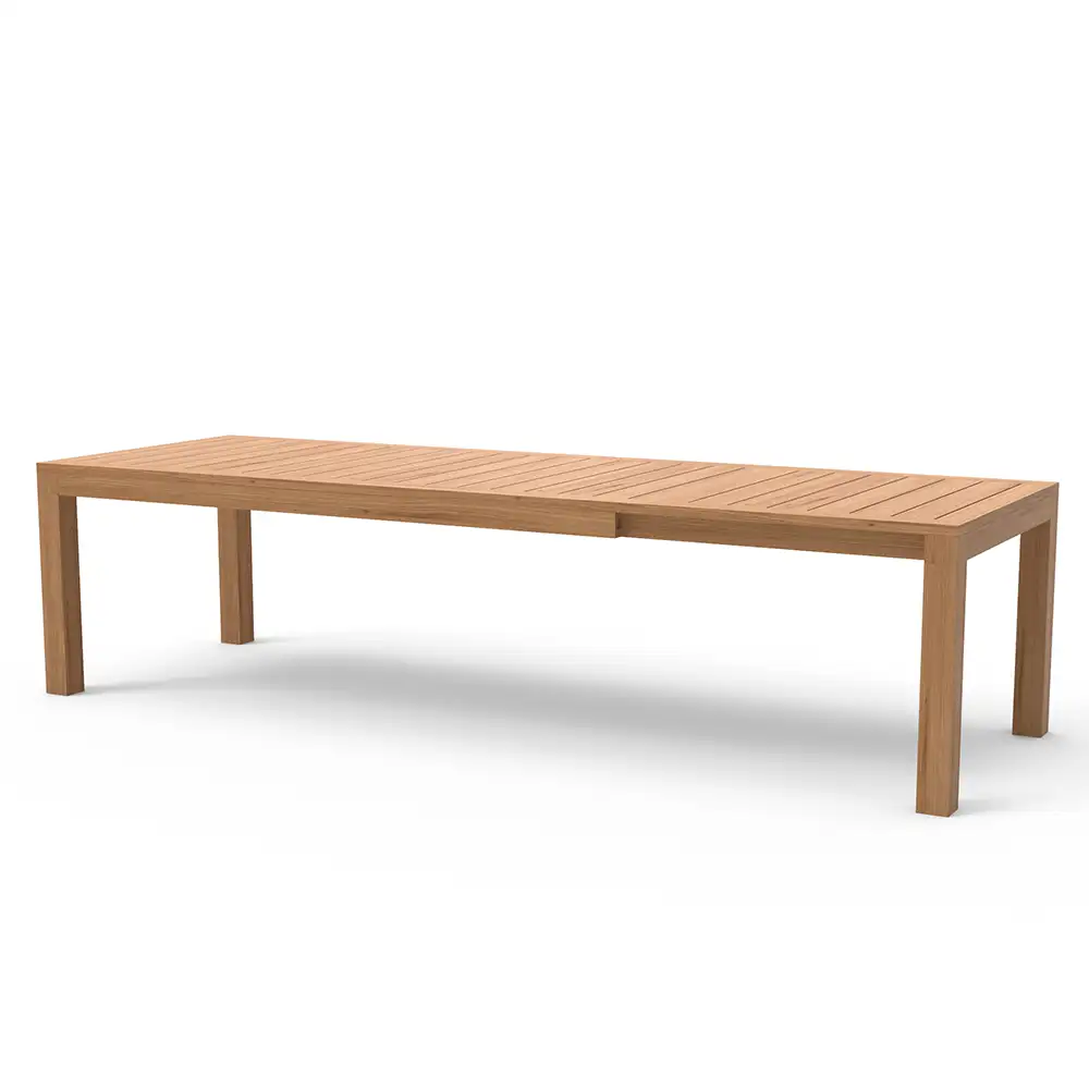 Laknäs Esstisch 90x210-295 cm Teakholz