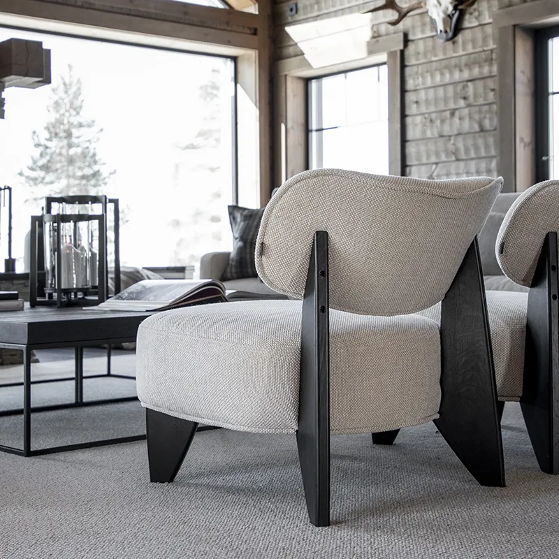 Cadiz Stoffsessel Quiet cream