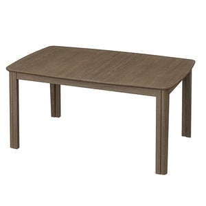 SM107 Esstisch 101x160-316-368 cm Mokkabraun lackierte Eiche in oloptik