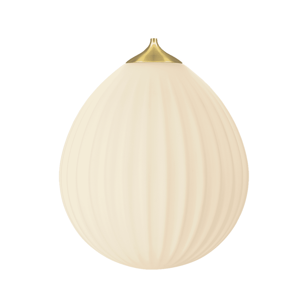 Around the World Lampenschirm Ø35 cm White/Brushed Bras