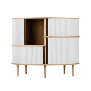 Audacious Highboard Schrank Eiche/Sterling
