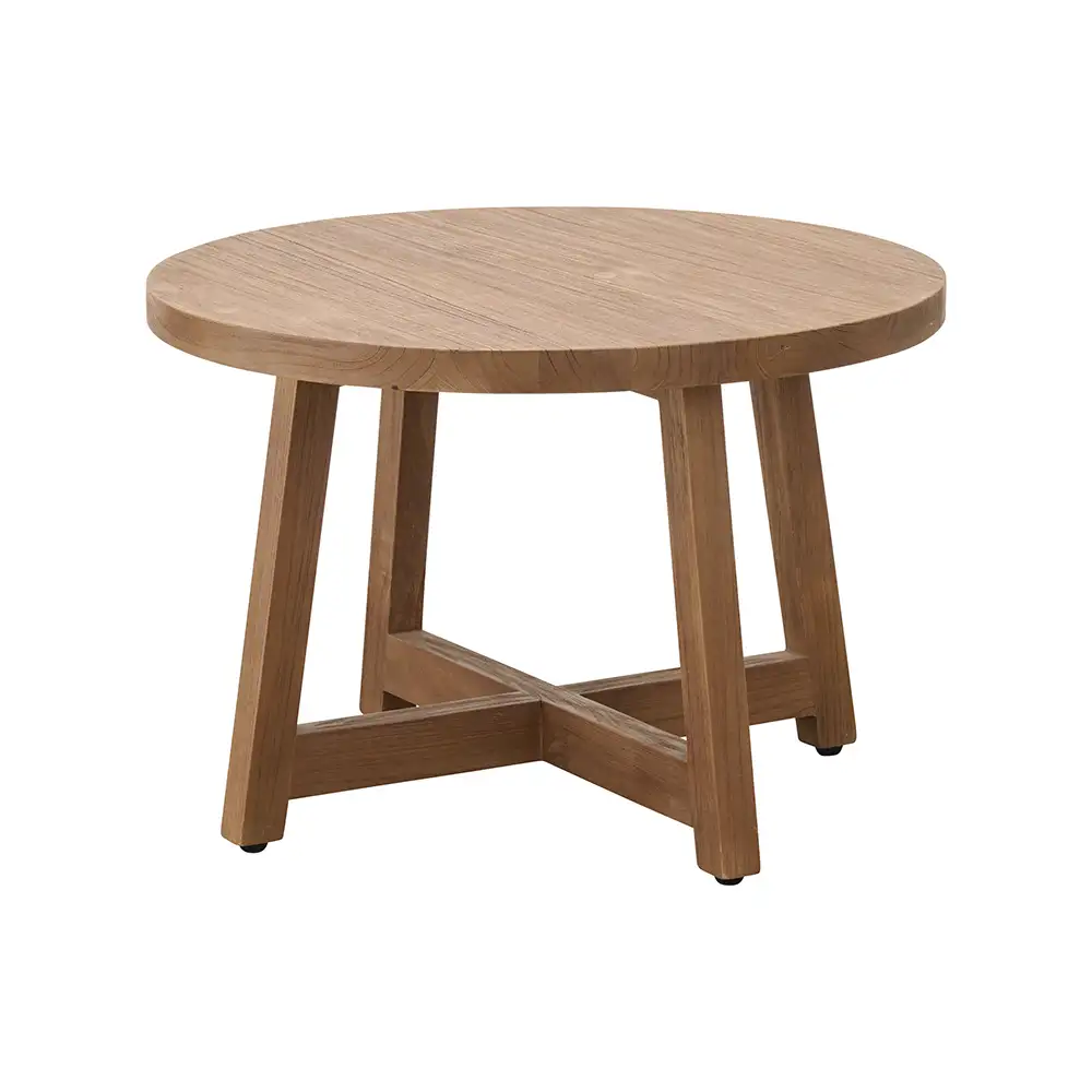 Aksel Couchtisch Ø75 cm Teakholz