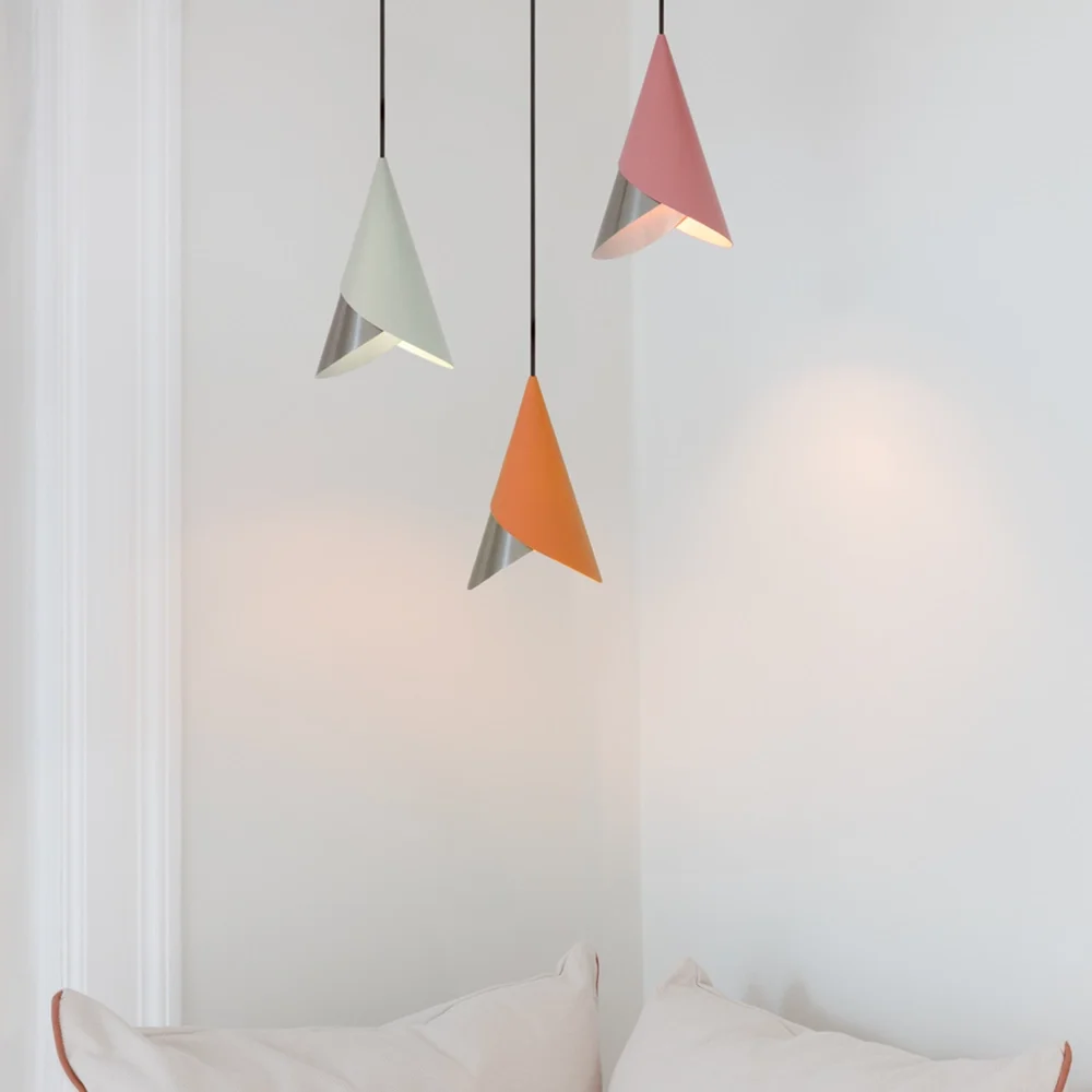 Cornet Lampenschirm Nuance Rose/Steel