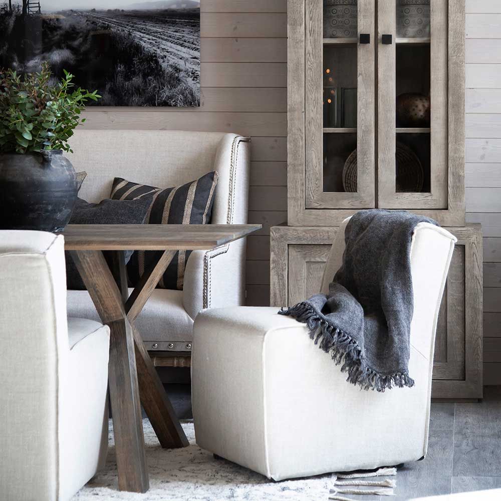 Tree Esstisch 90 X 200 cm Kieselsteine Grau