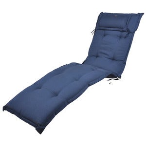 Blaue Struktur SonnenRuhesessel kissen Canyon (dick)