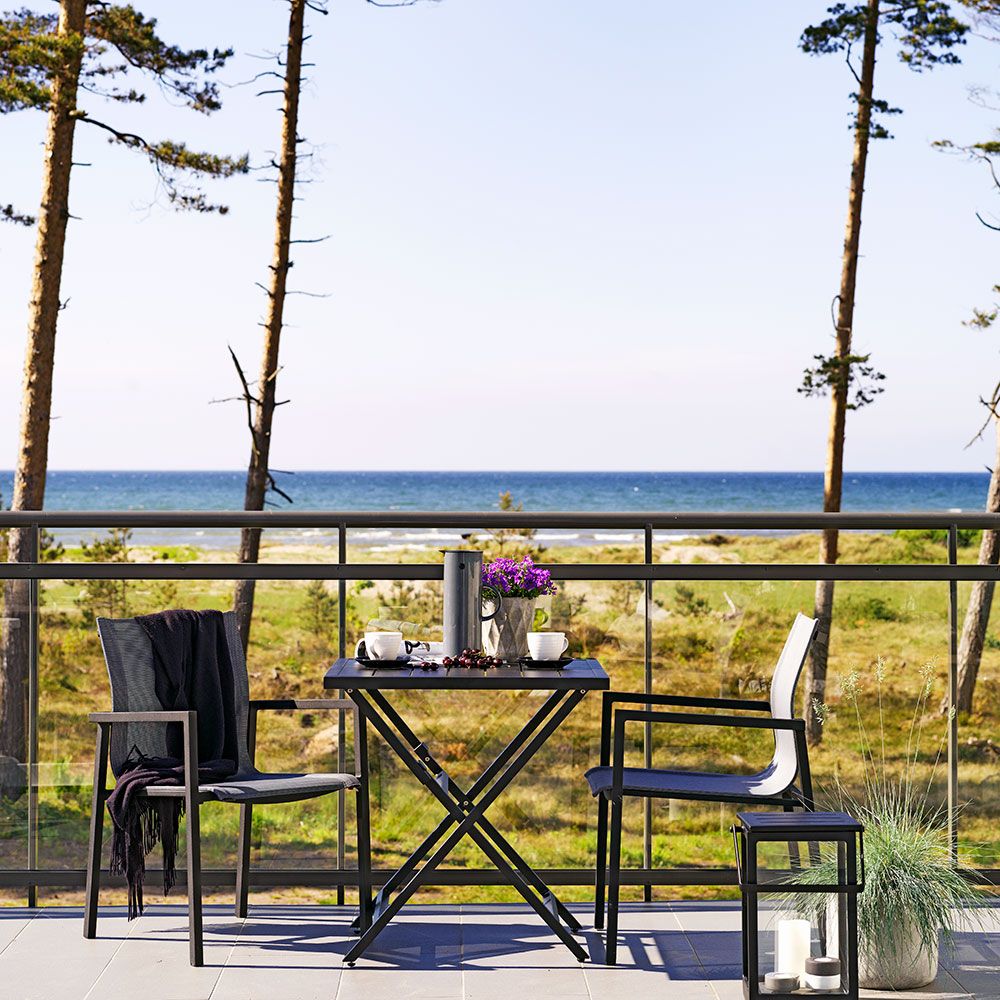 Wilkie Klapptisch 72x120 cm schwarz