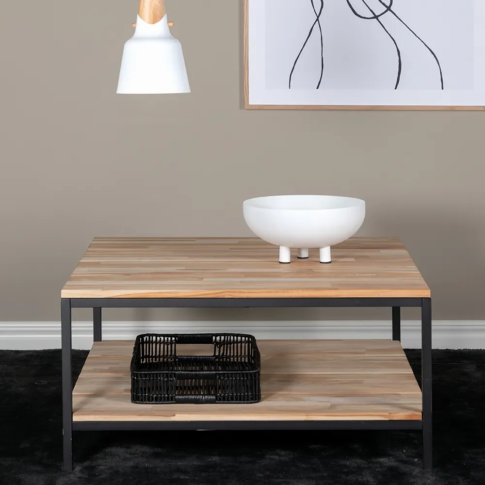 Cirebon Couchtisch 80x80 cm Teakholz