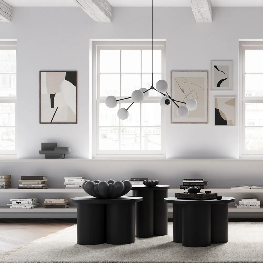 Bigfoot Couchtisch hoch - Kaffee