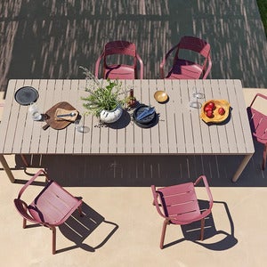 Cassia stuhl mit armlehne Basalto 