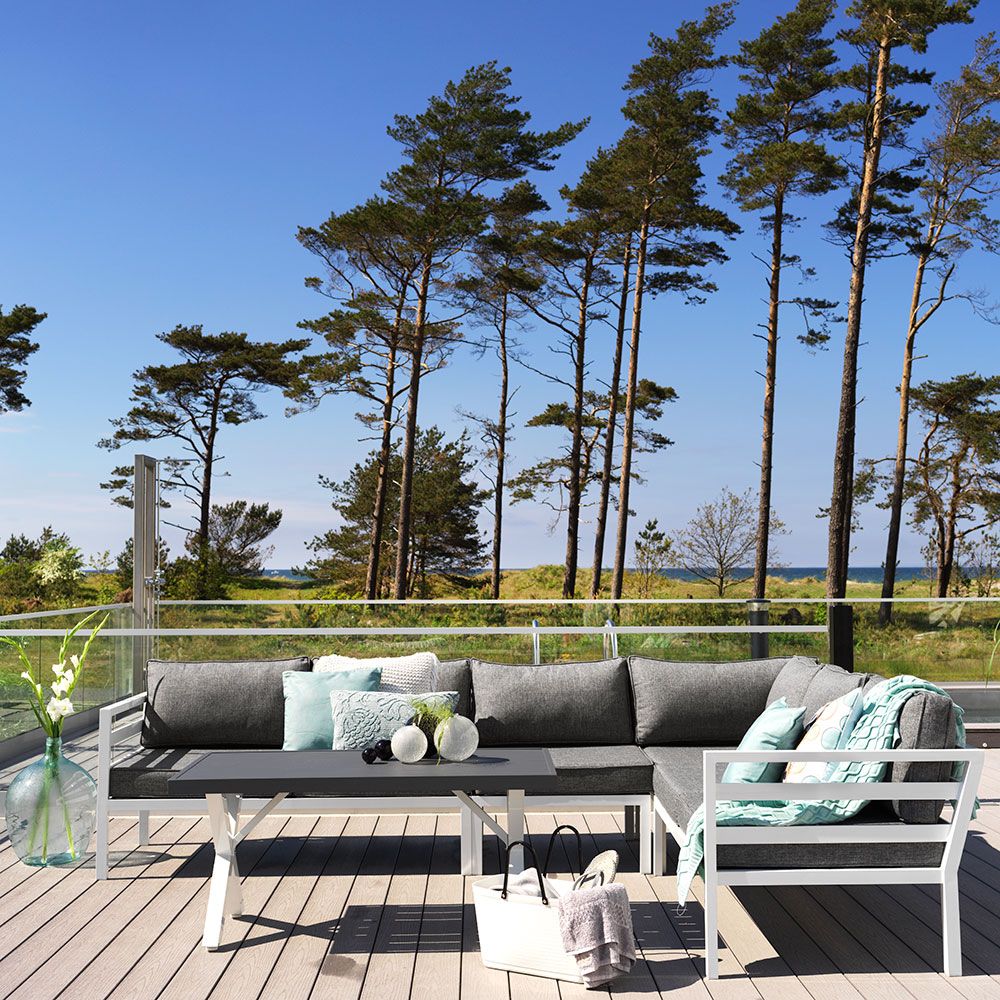 Weldon Sofagruppe schwarz/grau