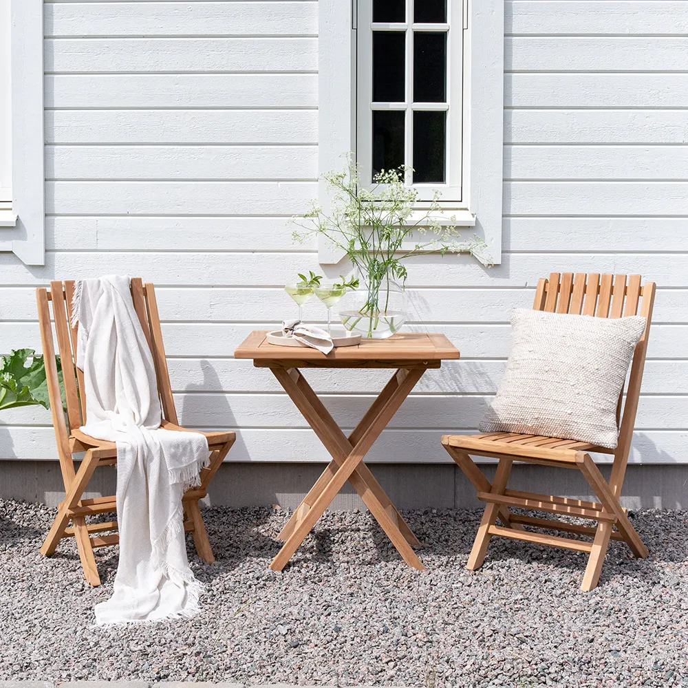 Kenia Couchtisch 70x70 cm Teak