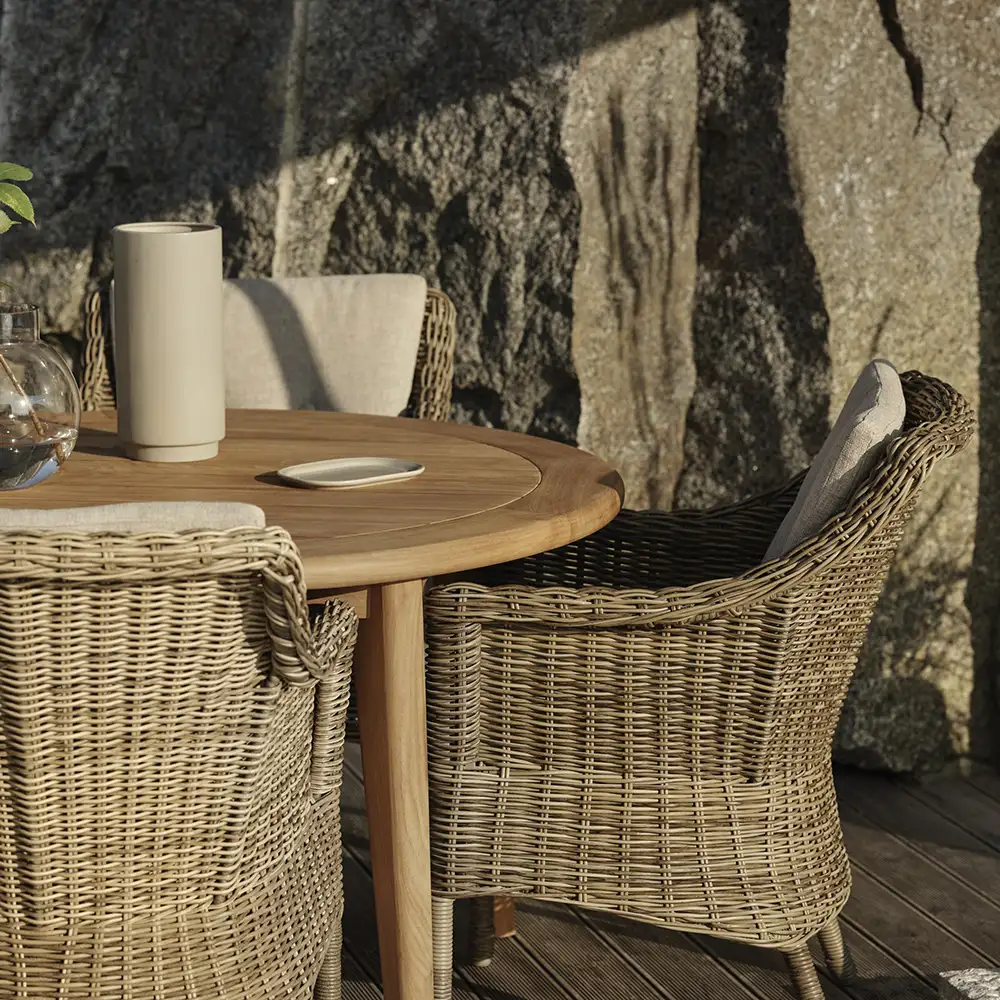 Lenora Rattansessel inkl. Sitzkissen