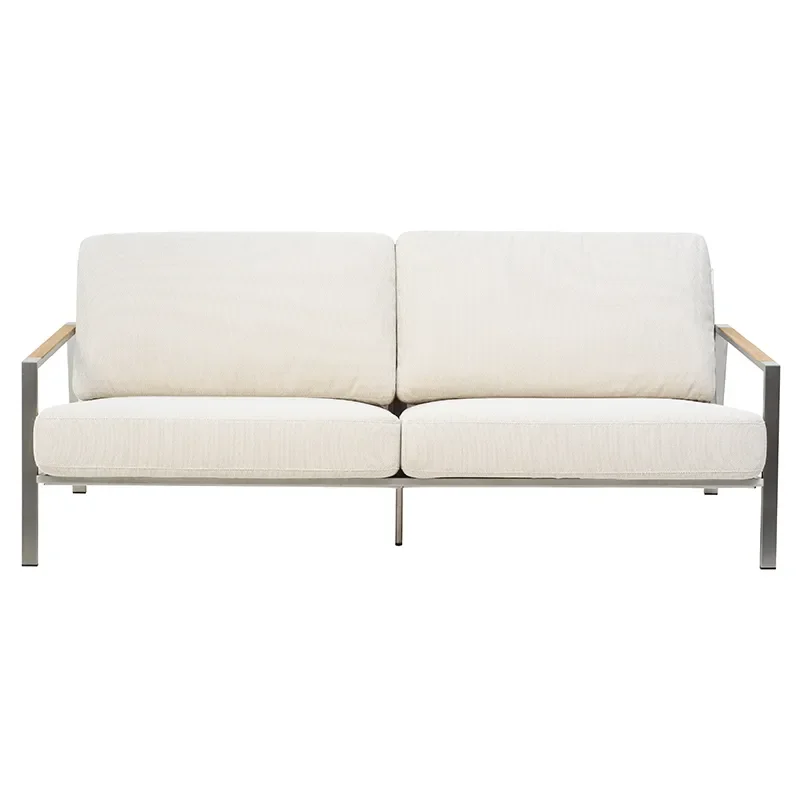 Naos 2,5-sitzer-sofa  Stainless steel / Dot beige