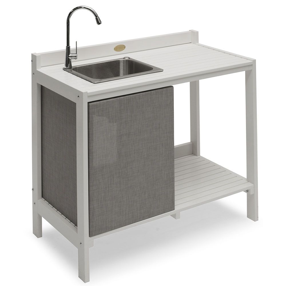 Läckö Outdoor-Küche Weiß 