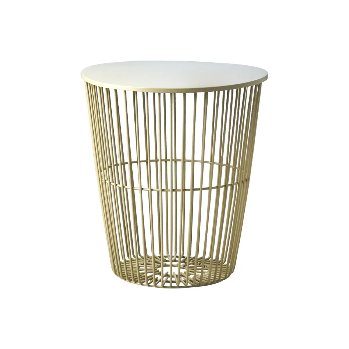  MARSTRAND Sofatisch/Korb Beige Ø40xH45 cm