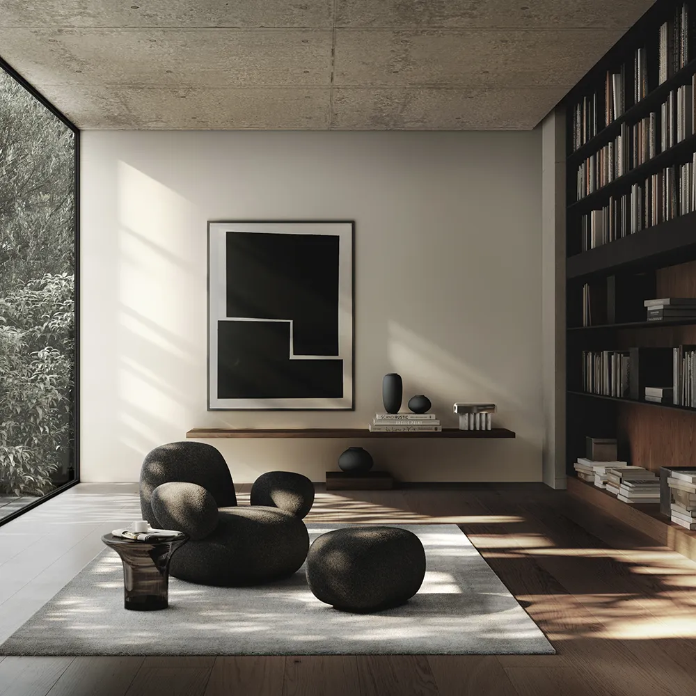 Toe Fußhocker – Tiefes Taupe