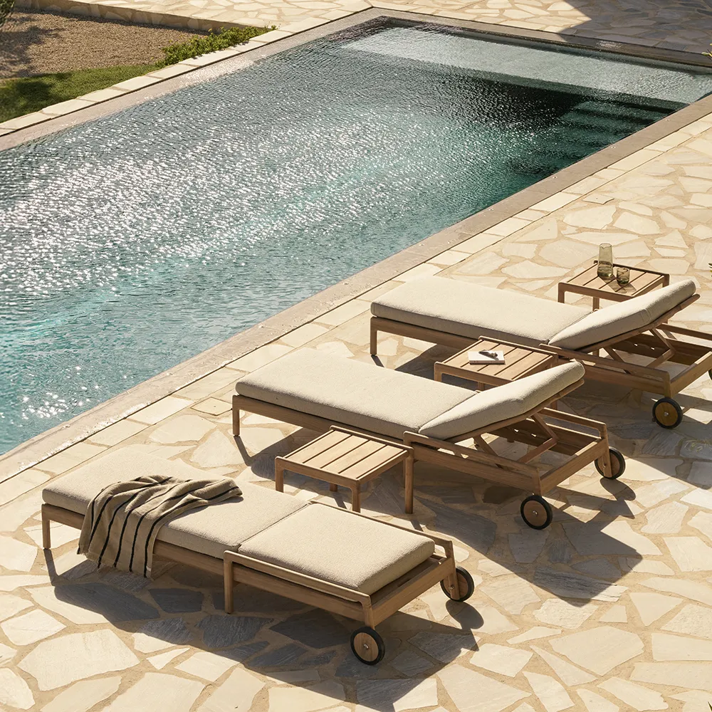 Jack Sonnenliege Teak/Natural 