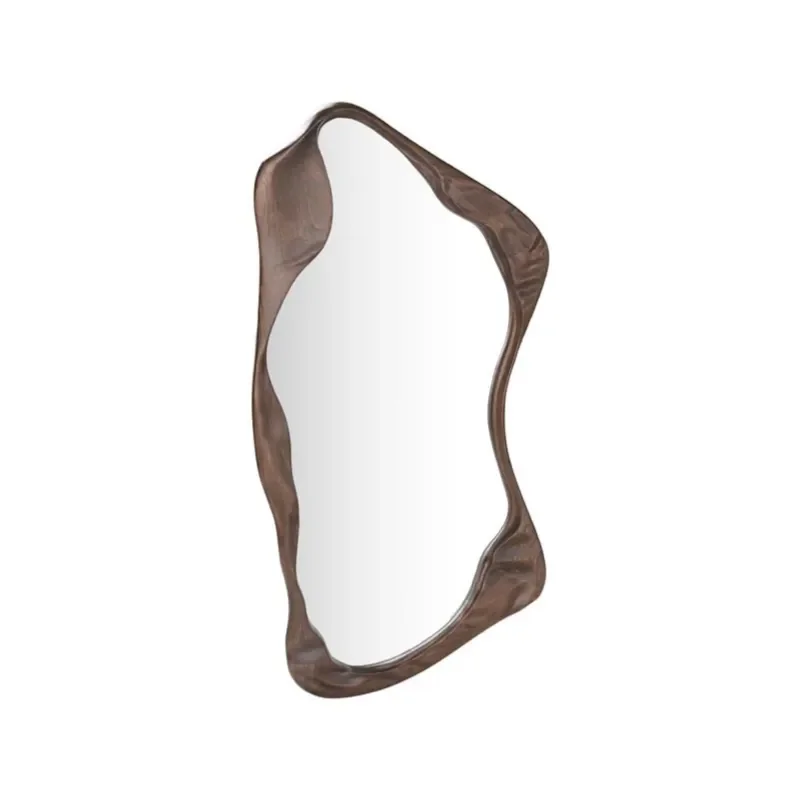 Kiri small 60x120x4 cm Glas & Holz Braun