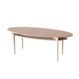Celia Couchtisch 120 cm Eiche weiß geölt