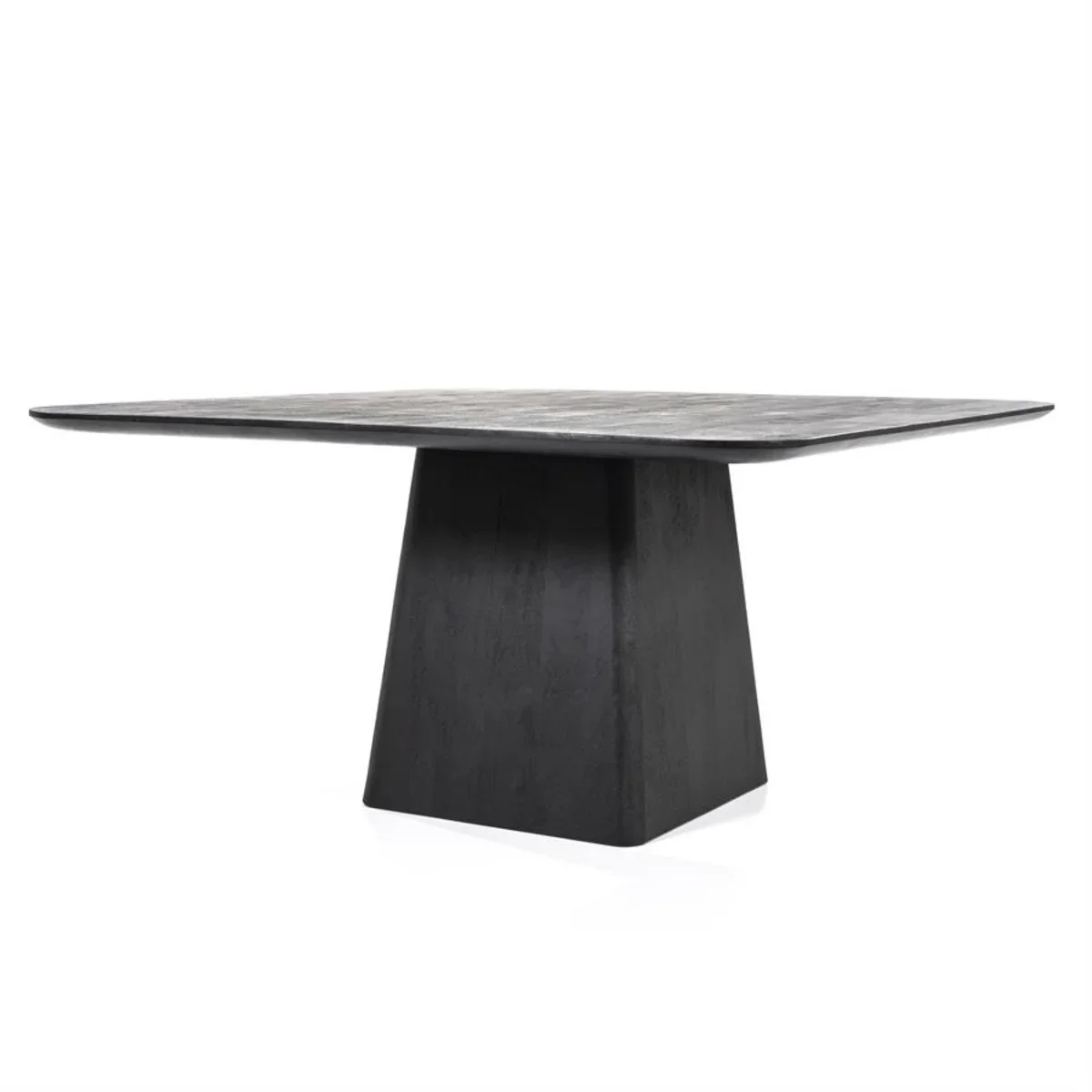 Aron 150x76 Esstisch 150x150x76 cm Holz schwarz