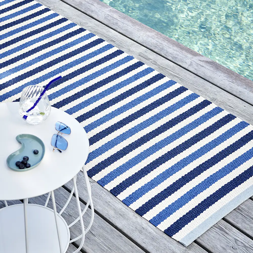 Teo Teppich 70x240vcm Denim/Dark Blue/Vanilla