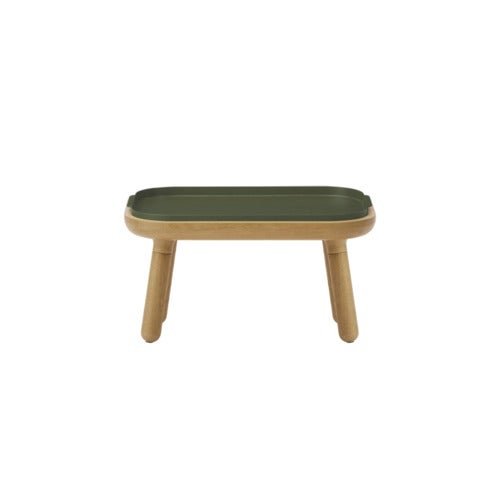 Paff Beistelltisch niedrig Eiche/Olive Green