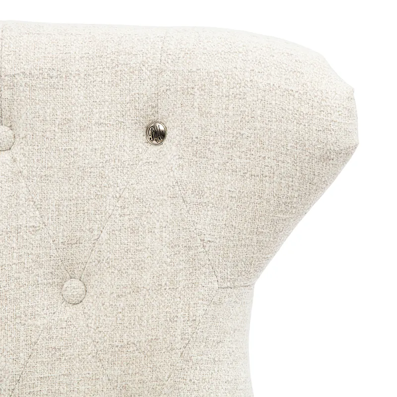 George esszimmerstuhl rich tweed antique white