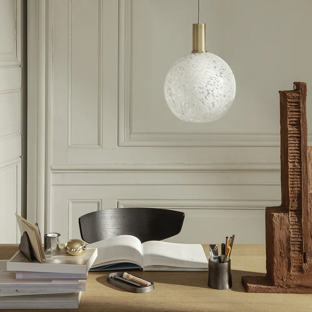 Yama Tray - Oval - Blackened Aluminium