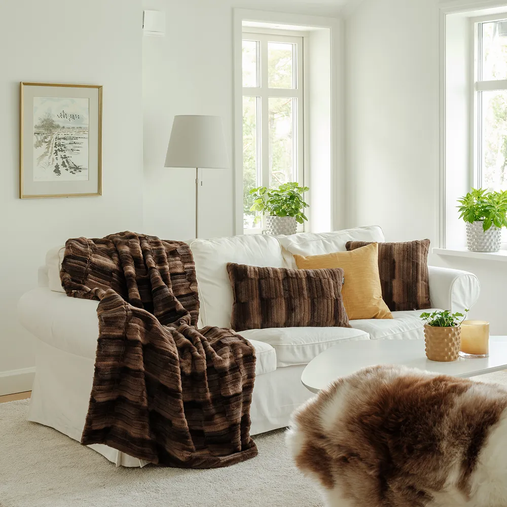 Browny Decke 120x180 cm Chocolate