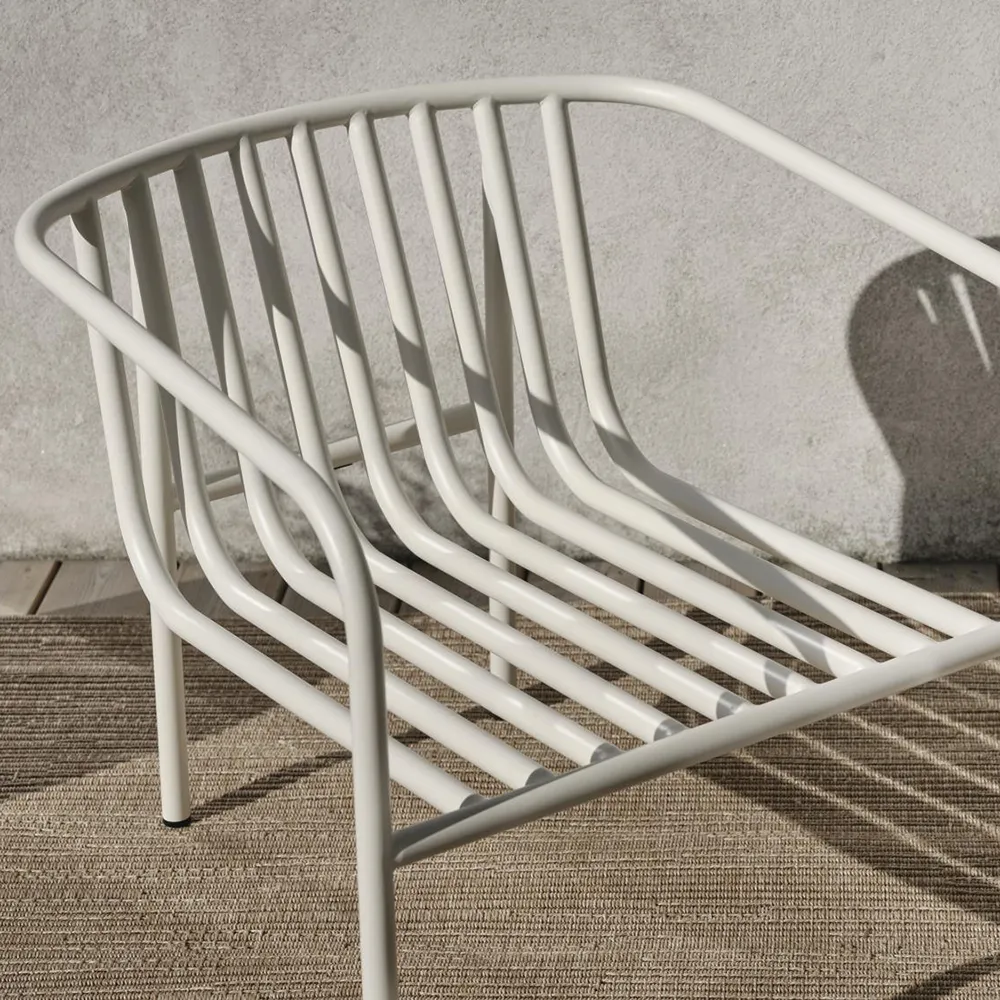 Bendt Sessel Teddy Beige/Pearl White