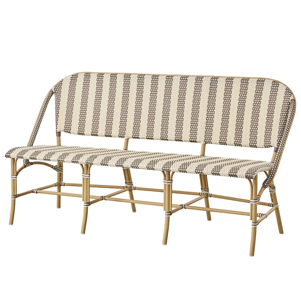  Sofie 3-Sitzer-Sofa weiß/cappucino