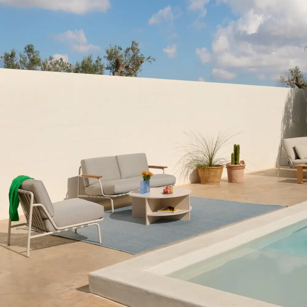 Loungesessel Settle Ribbed Weave 2/Dark Green