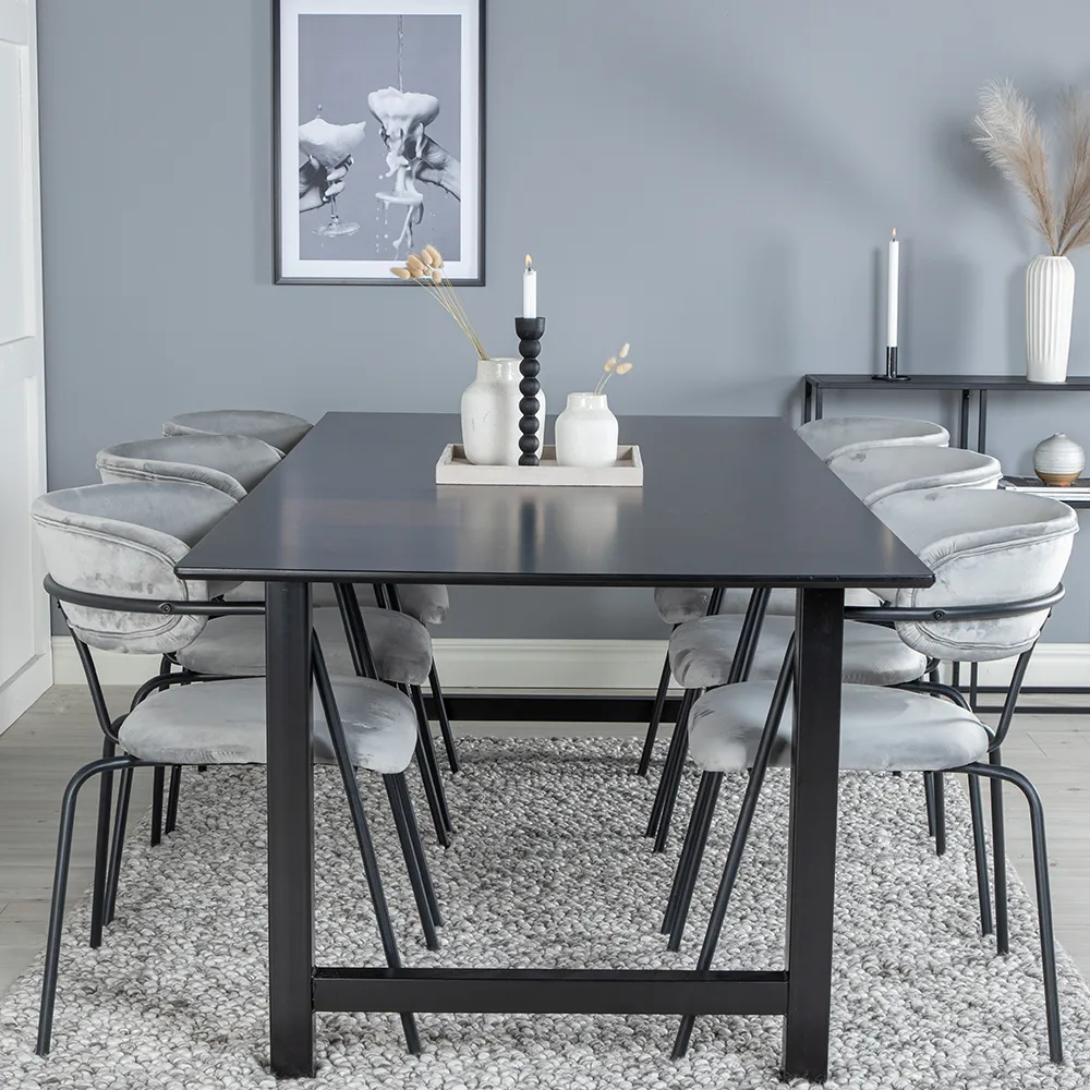 Arrow Dining Chair Grau 2er-Pack