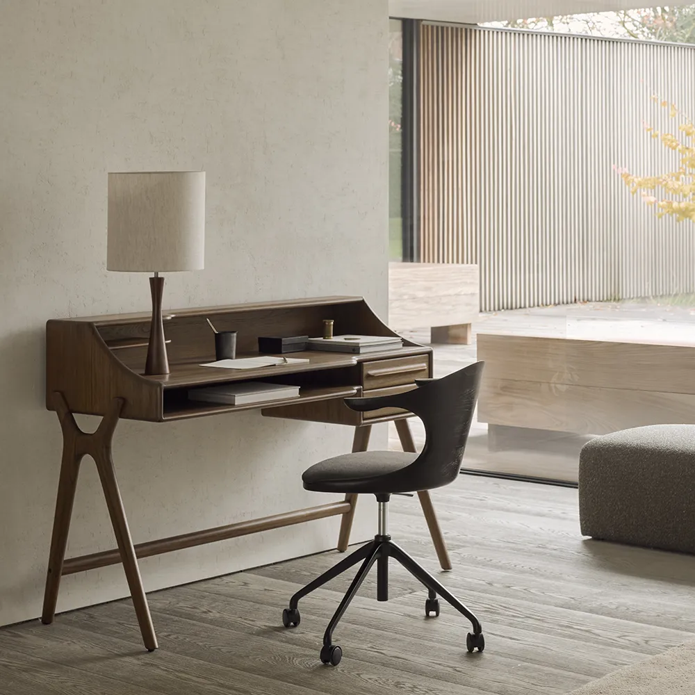 Schreibtisch aus Teak Flow Wild Brown