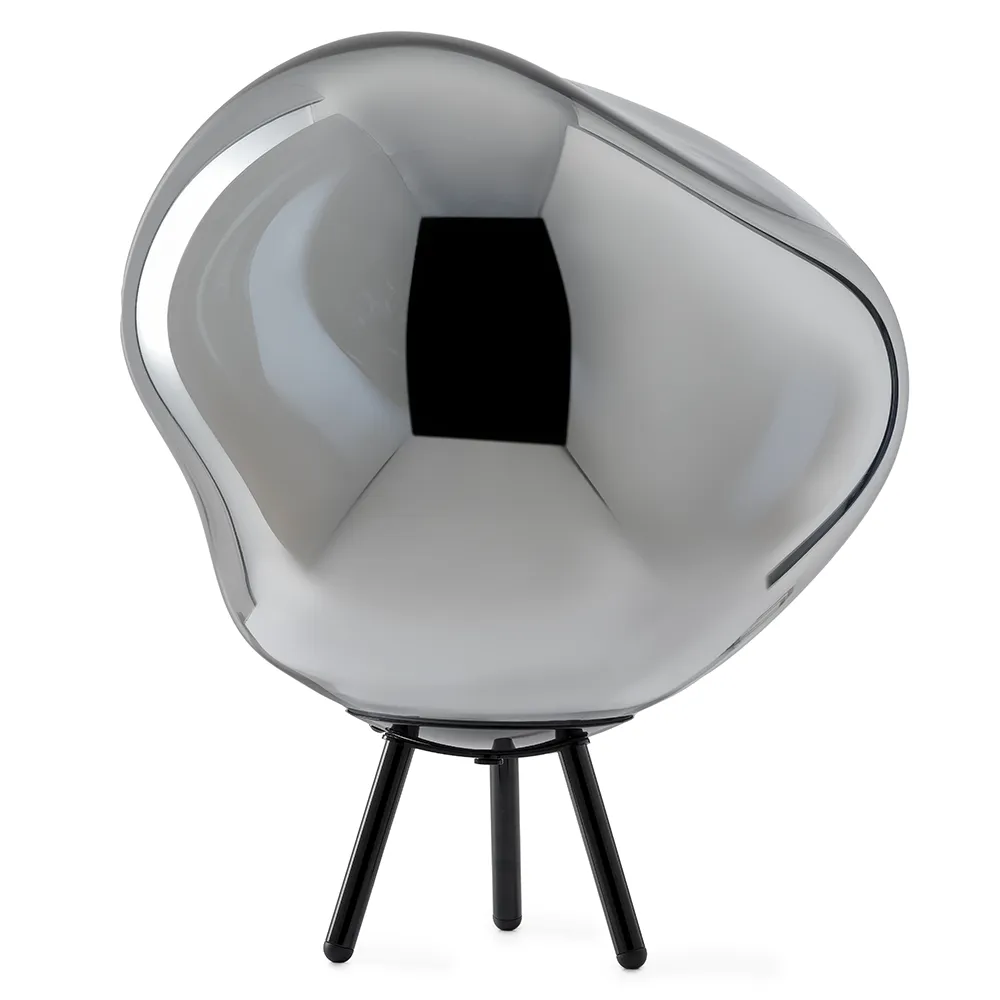 Melt Portable Large Stehlampe Silver LED