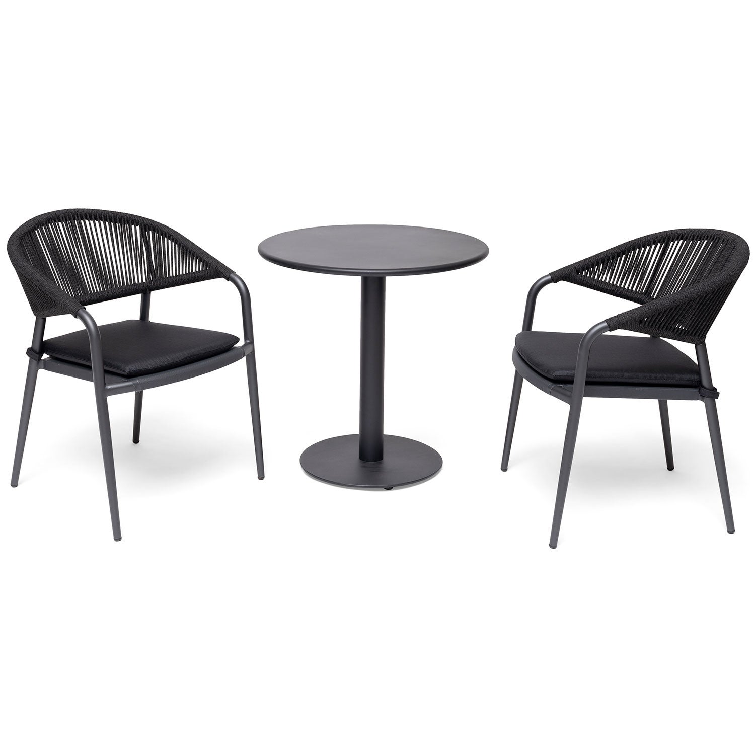 Näsby Couchtisch D70 Schwarz 