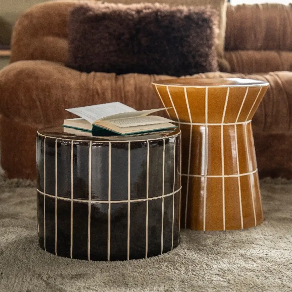 TileTastic 1  Couchtisch- brown 42x42x34 cm