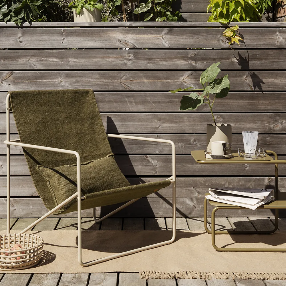 Desert Lounge Sessel Cashmere/Olive