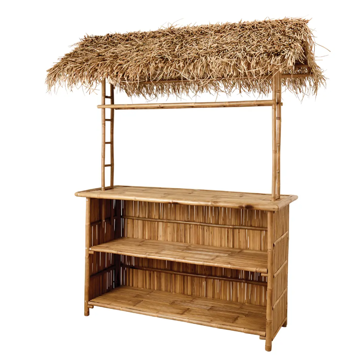  ANTONIO Bar mit Grasdach Natur