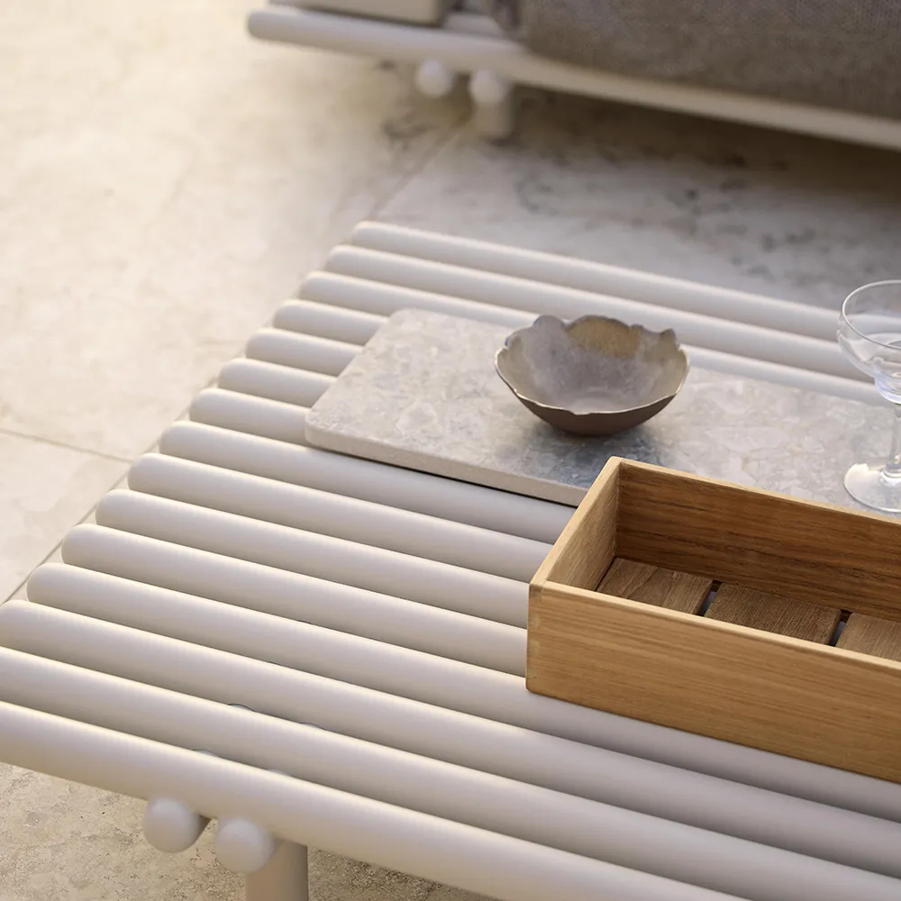 Tischplatte 83x23 cm Multi colour Keramik